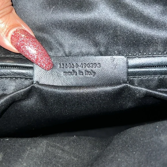 Yves Saint Laurent Black and Gold Satchel with Wallet * PRICE FIRM* - Picture 7 of 16